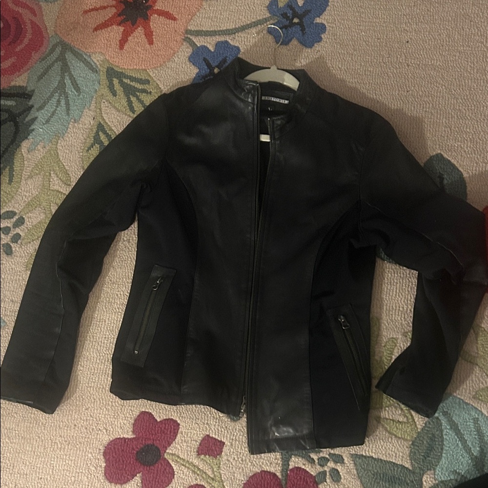 Anatomie Black Leather Jacket